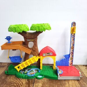 Fisher-Price Little People Big Animal Zoo Treehouse Playset CHF55 2014 Swing